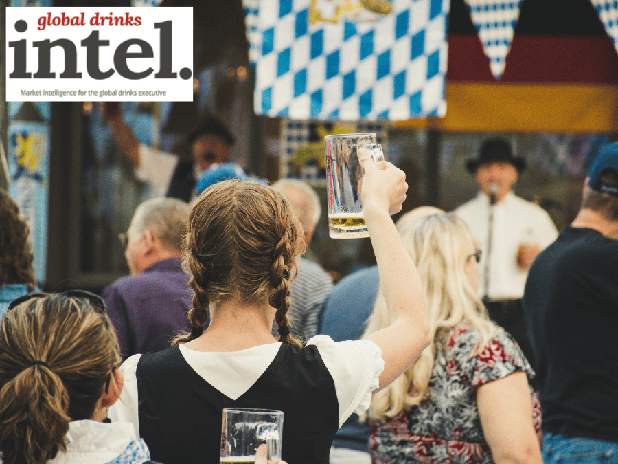 Attendees at Oktoberfest in Germany