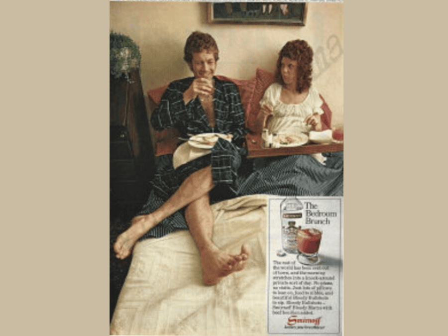 Smirnoff Bedroom Brunch advert