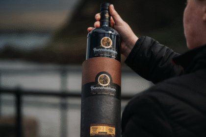 Bunnahabhain 21 Year Old Cask Strength 2025 Edition bottle and box