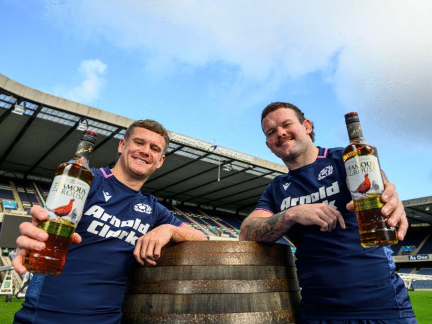 Scotland rugby players Darcy Graham and Ewan Ashman