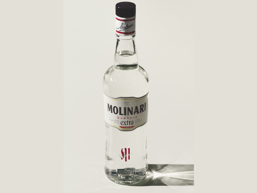 Molinari sambuca bottle