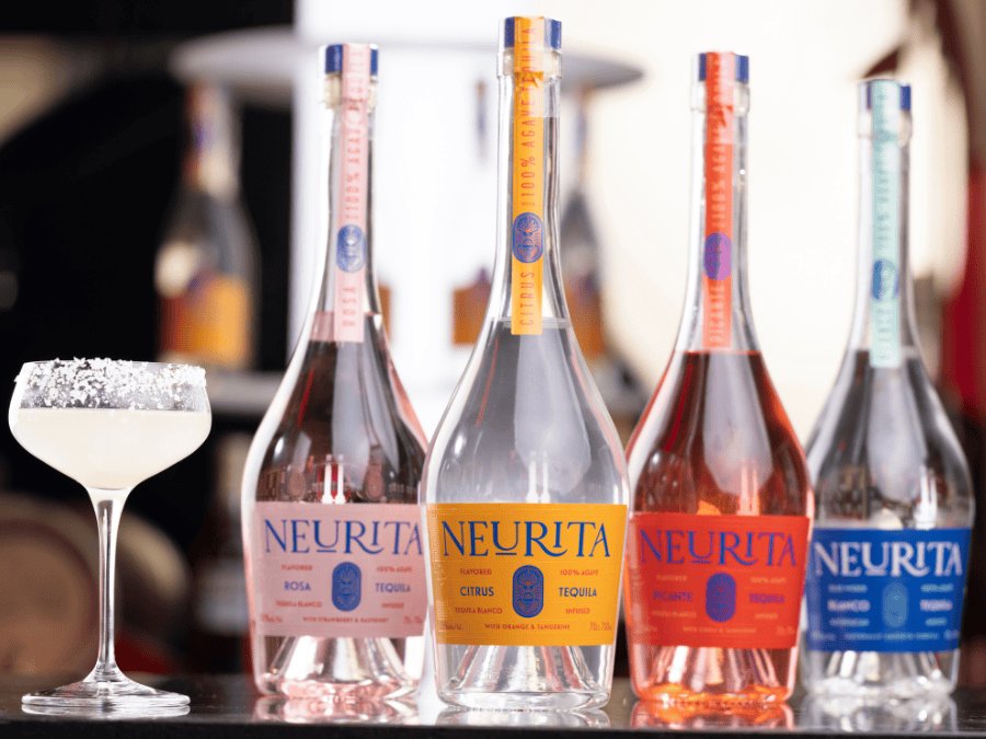 Neurita 100% Agave Flavour Infused Tequilas range