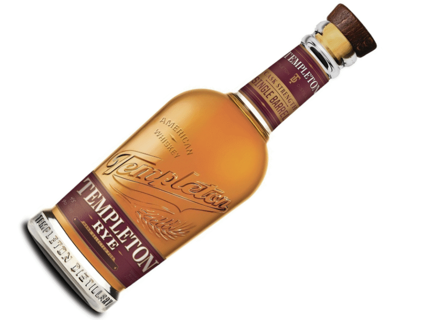 Templeton Single Barrel Rye bottle