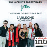 Bartenders at Bar Leone in Hong Kong at the World's 50 Best Bars event