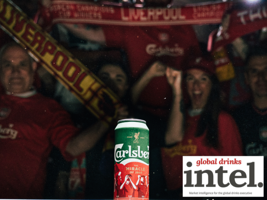 Carlsberg Liverpool FC-branded can