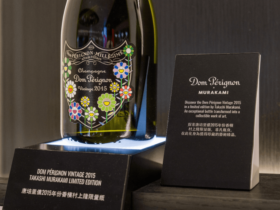 Dom Perignon Murakami bottle