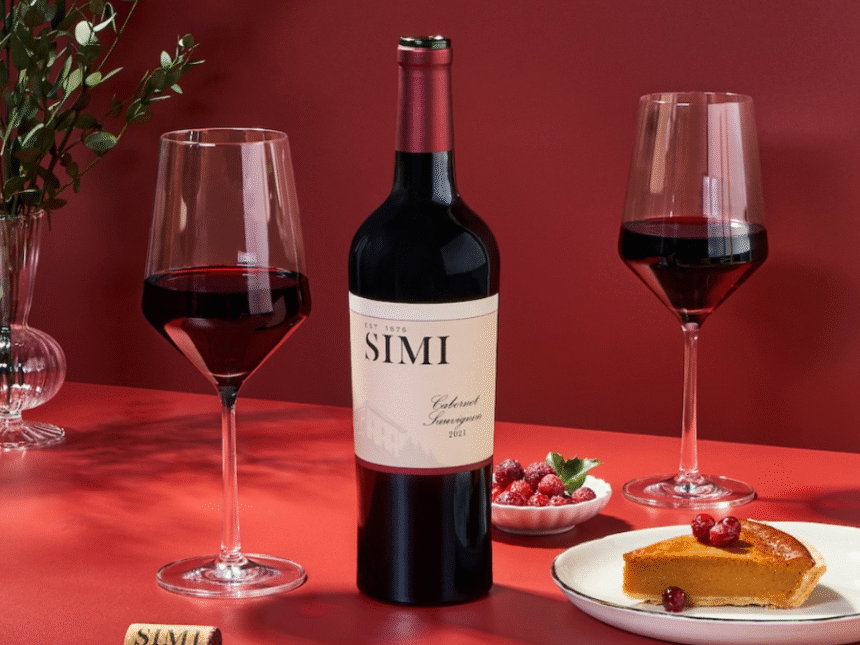 Simi wine bottle