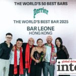 Bartenders at Bar Leone in Hong Kong at the World's 50 Best Bars event