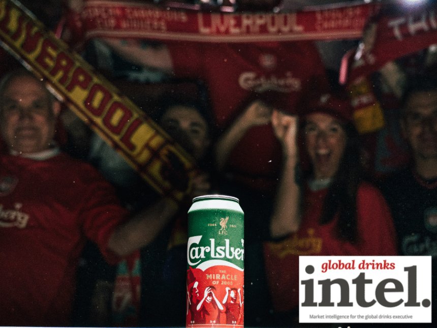 Carlsberg Liverpool FC-branded can