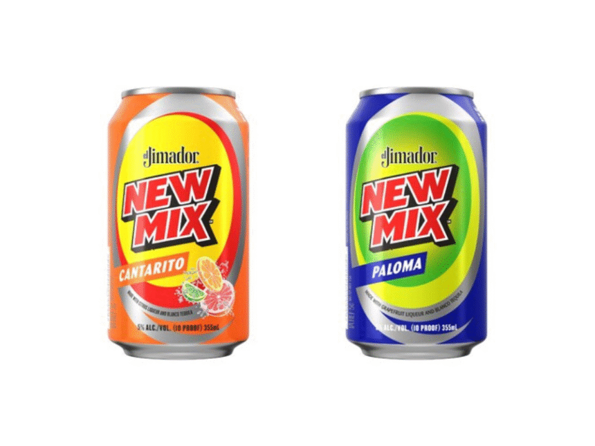 El Jimador New Mix Cantarito and Paloma cans