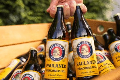 Paulaner bottles