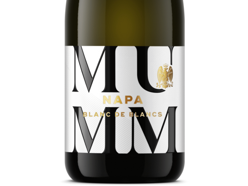 Mumm Terroirs Sparkling Napa Blanc de Blancs bottle