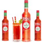 Stoli Halapeno Pepper bottle and serve