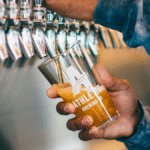 Athletic Brewing pour