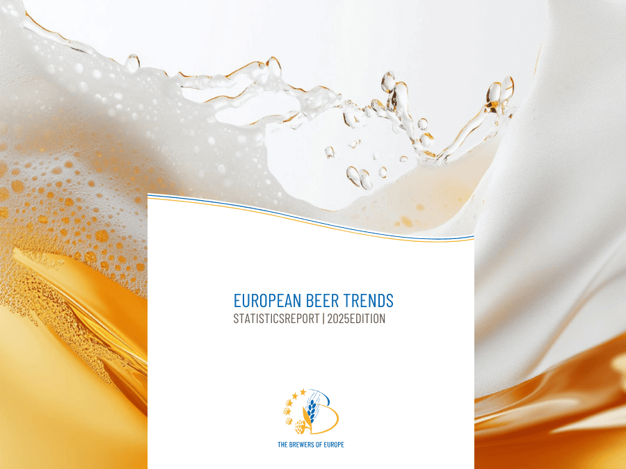 Brewers of Europe 2025 report cover