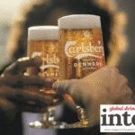 Carlsberg-branded glasses