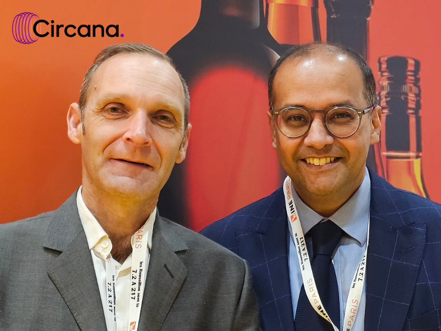 Ananda Roy with Global Drinks Intel editor Olly Wehring