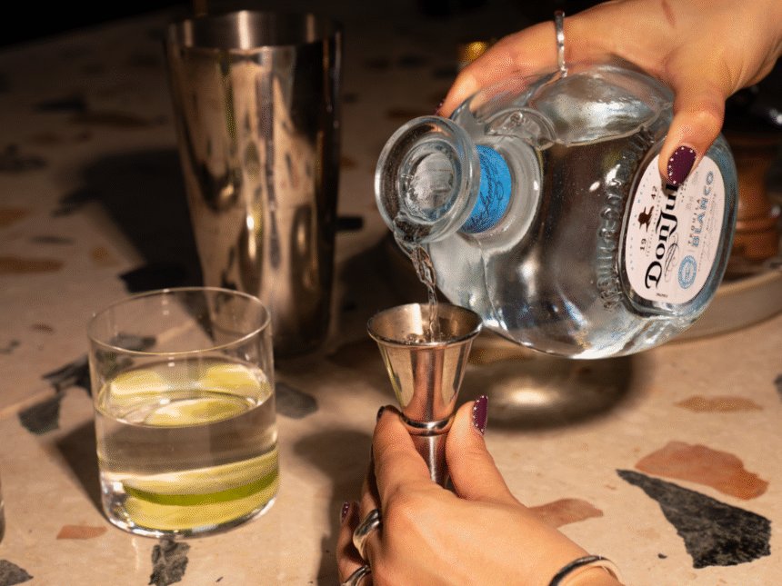 Don Julio pouring