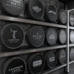 Irish whiskey barrels