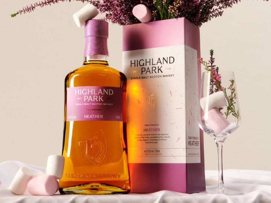 Highland Park Cask Strength Heather bottle & box