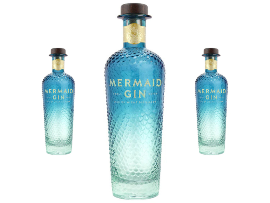 Mermaid Gin bottles