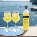 Pallini Limoncello bottle with two serves