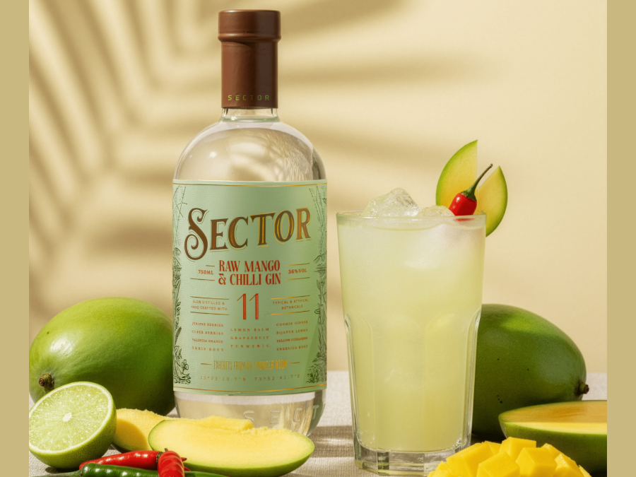 Sector Gin Raw Mango & Chilli bottle