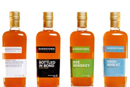 A line-up of Bardstown Bourbon Co's new packaging