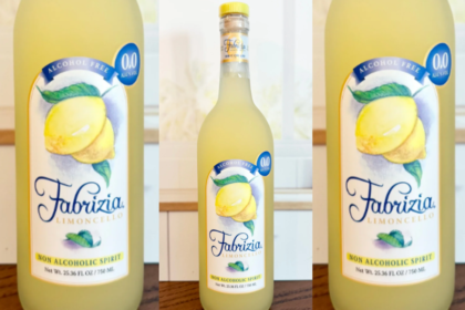 A bottle of Fabrizia 0.0 limoncello