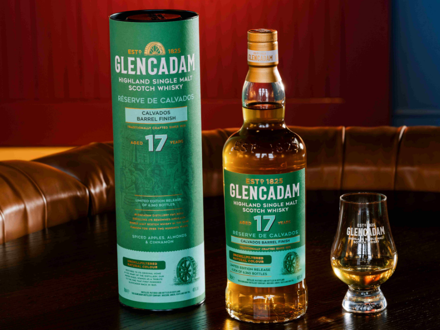 Glencadam 17 Year Old Réserve de Calvados bottle and box