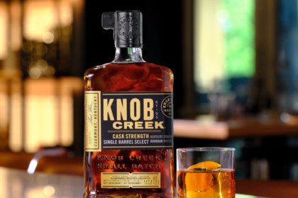 Knob Creek Single Barrel Cask Strength Bourbon, Eli Manning's Bold Pick: 2026 Batch bottle with serve