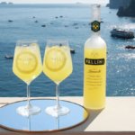 Pallini Limoncello bottle with two serves