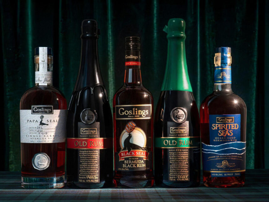 Five expressions of Goslings rum