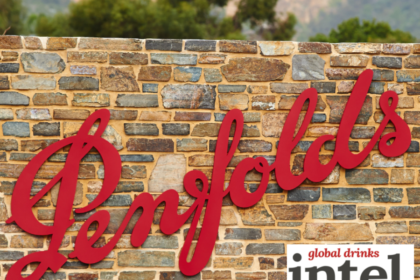 Penfolds logo on a wall
