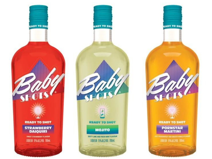 Baby Shots three flavours