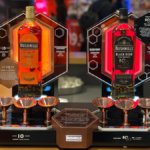 Bushmills whisky on a stand in an airport