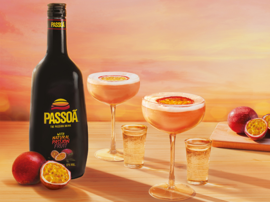 Still image from Passoa 40th anniversary marketing campaign