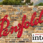 Penfolds logo on a wall