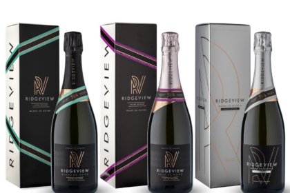 Ridgeview Wine Estate three sparkling wines