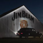 Still from Suntory Global Spirits' promotional film with Jim Beam and Cadillac Formula 1 team
