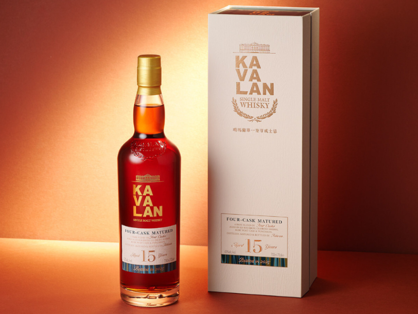 Kavalan whisky bottle
