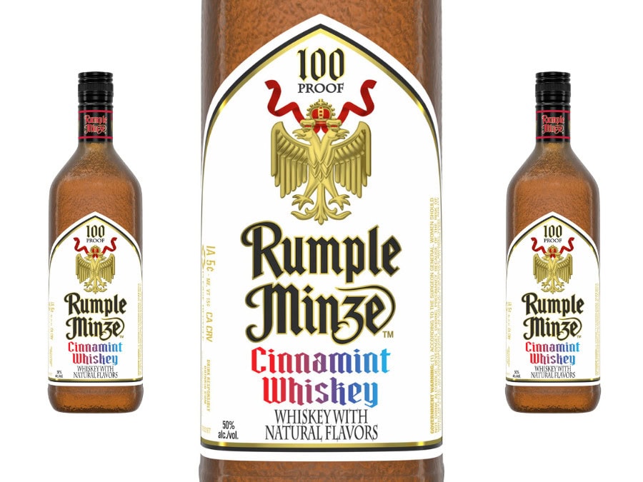 Rumple Minze Cinnamint Whiskey bottle