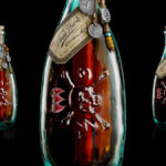 Three Hearts Rum bottle