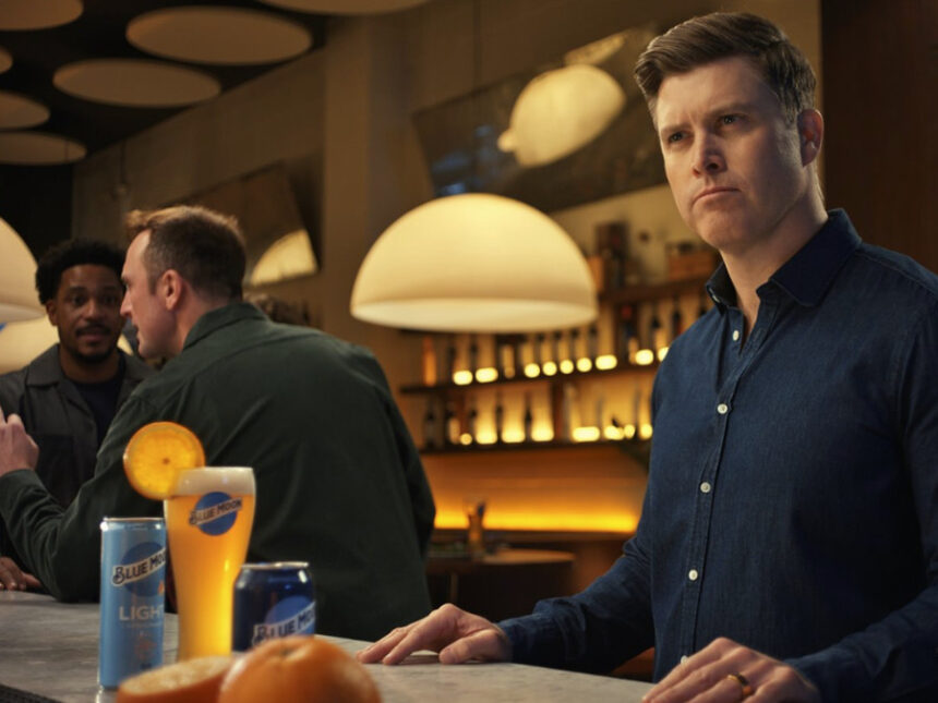 Colin Jost, Blue Moon still from new TV advert