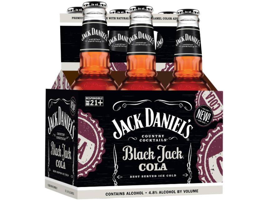 Jack Daniel's Country Cocktails Black Jack Cola six-pack