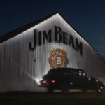 Still from Suntory Global Spirits' promotional film with Jim Beam and Cadillac Formula 1 team