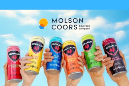 Monaco RTD cans plus Molson Coors Beverage Co logo