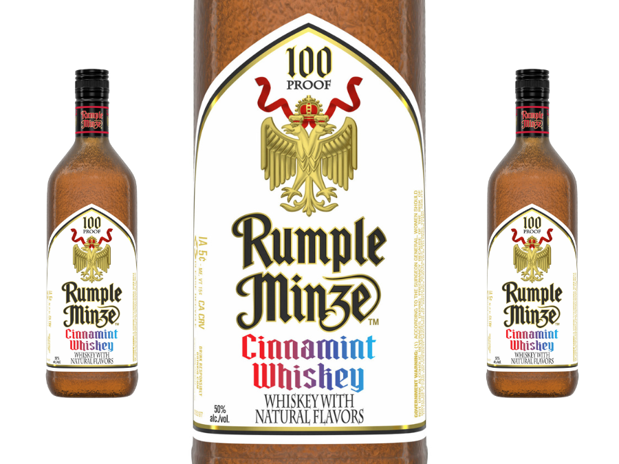 Rumple Minze Cinnamint Whiskey bottle