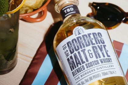 The Borders Distillery malt + rye scotch