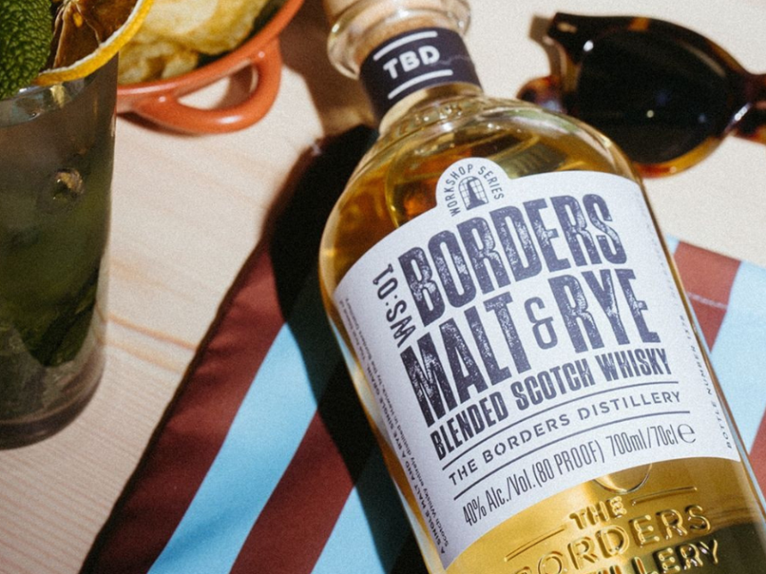 The Borders Distillery malt + rye scotch